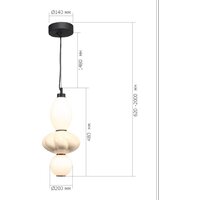 Подвесная люстра ST Luce SL6134.413.01 - Превью изображения №4 — Интернет-магазин Time-Shop