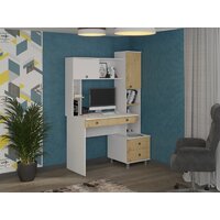 Стол Премиум Персона-10 (белый текстурный/дуб бунратти) - Превью изображения №2 — Интернет-магазин Time-Shop