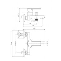 Смеситель Cersanit Brasko A63021 - Превью изображения №2 — Интернет-магазин Time-Shop