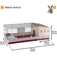 Клетка Ferplast Krolik 140 Plus 57072570 - Превью изображения №2 — Интернет-магазин Time-Shop