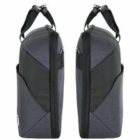 Сумка BRAUBERG Modern 270828 (черный/серый) - Превью изображения №3 — Интернет-магазин Time-Shop