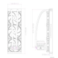 Система жидкостного охлаждения для процессора Thermalright Frozen Warframe 360 (черный) - Превью изображения №2 — Интернет-магазин Time-Shop