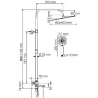 Душевая система  Wasserkraft A199.119.065.087.CH Thermo - Превью изображения №3 — Интернет-магазин Time-Shop