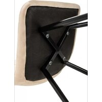 Стул Бюрократ CH-K1 4 шт (бежевый Holland 06/черный) - Превью изображения №5 — Интернет-магазин Time-Shop