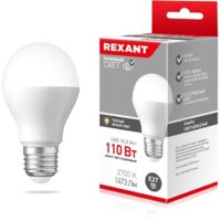 Светодиодная лампочка Rexant A60 E27 15.5 Вт 2700 К 604-008 - Превью изображения №2 — Интернет-магазин Time-Shop