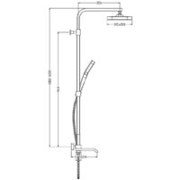 Душевая система  Raglo R02.24.06 - Превью изображения №2 — Интернет-магазин Time-Shop