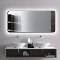 Зеркало Алмаз-Люкс Hanoi blaсk 11050s-6 (с подсветкой) - Превью изображения №3 — Интернет-магазин Time-Shop