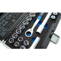 Набор трещотка с головками Hoegert Technik HT1R478 (18 предметов) - Превью изображения №3 — Интернет-магазин Time-Shop