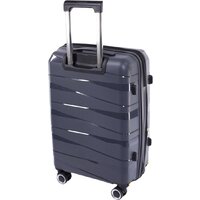 Чемодан-спиннер Pride РР-201 (L, серый) - Превью изображения №3 — Интернет-магазин Time-Shop