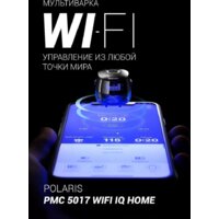 Мультиварка Polaris PMC 5017 Wi-Fi IQ Home (серебристый) - Превью изображения №2 — Интернет-магазин Time-Shop