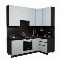 ВерсоМебель Эко Премиум 1.2x2.2 правая (сумеречный голубой/ст. тунис)