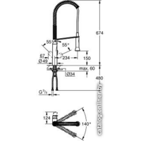 Смеситель Grohe K7 32950DC0 - Превью изображения №3 — Интернет-магазин Time-Shop