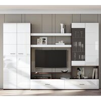 NN мебель МГС 7 исп 1 МДФ (дуб венге/белый глянец)