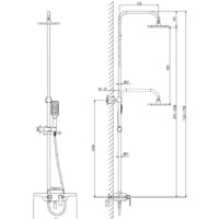 Душевая система  Lemark Tropic LM7006C - Превью изображения №2 — Интернет-магазин Time-Shop