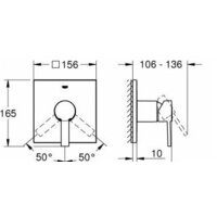 Смеситель без скрытого механизма Grohe Allure 24069000 - Превью изображения №2 — Интернет-магазин Time-Shop