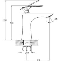 Смеситель G.Lauf LOT1-A010 - Превью изображения №2 — Интернет-магазин Time-Shop