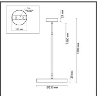 Подвесная люстра Odeon Light Bergi 5064/15L - Превью изображения №2 — Интернет-магазин Time-Shop