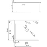 Кухонная мойка Gerhans K35044 (сатин) - Превью изображения №2 — Интернет-магазин Time-Shop