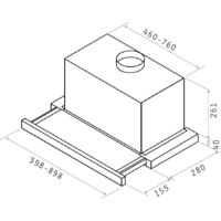 Кухонная вытяжка Elica Elite 26 IX/A/60 - Превью изображения №4 — Интернет-магазин Time-Shop