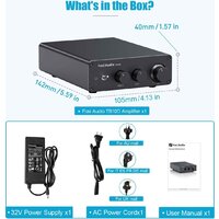 Усилитель мощности Fosi Audio TB10D (32V/5A) - Превью изображения №3 — Интернет-магазин Time-Shop