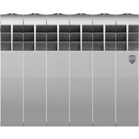 Биметаллический радиатор Royal Thermo BiLiner 350 Silver Satin (6 секций) - Превью изображения №2 — Интернет-магазин Time-Shop