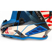 Мотошлем AIM RH855 Carbon Razor RH855R-DBR-XS (XS, синий/красный) - Превью изображения №9 — Интернет-магазин Time-Shop