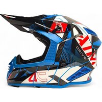 Мотошлем AIM RH855 Carbon Razor RH855R-DBR-XS (XS, синий/красный) - Превью изображения №3 — Интернет-магазин Time-Shop