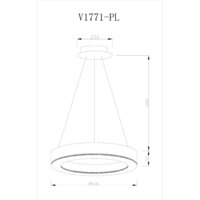 Подвесная люстра Moderli Viso V1771-PL - Превью изображения №6 — Интернет-магазин Time-Shop