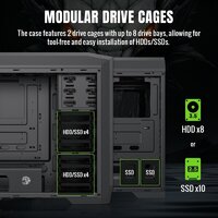 Корпус GameMax Dragon Knight 2 (черный) - Превью изображения №7 — Интернет-магазин Time-Shop