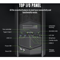 Корпус GameMax Dragon Knight 2 (черный) - Превью изображения №6 — Интернет-магазин Time-Shop