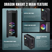 Корпус GameMax Dragon Knight 2 (черный) - Превью изображения №3 — Интернет-магазин Time-Shop
