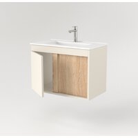  Дабер Тумба под умывальник 014 WeltWasser Deilbach 7517-80 Т14.8W.0.18 (бежевый/дуб бардолино) - Превью изображения №2 — Интернет-магазин Time-Shop