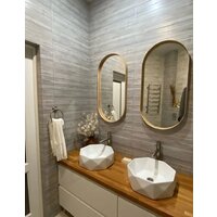 Зеркало EMZE Loft Oval 50x100 LOFT.50.100.DUB (дуб) - Превью изображения №4 — Интернет-магазин Time-Shop