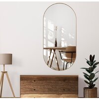 Зеркало EMZE Loft Oval 50x100 LOFT.50.100.DUB (дуб) - Превью изображения №2 — Интернет-магазин Time-Shop