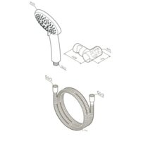 Душевой гарнитур  AM.PM Like F0118000 - Превью изображения №2 — Интернет-магазин Time-Shop