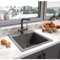 Кухонная мойка Lemark Hanka 9910009 (серый) - Превью изображения №3 — Интернет-магазин Time-Shop