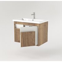  Дабер Тумба под умывальник 016 Cersanit Como 70 Т16.7C.0.21_light (с подсветкой, дуб галифакс/белый) - Превью изображения №3 — Интернет-магазин Time-Shop