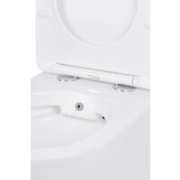 Унитаз подвесной Roxen Antares Bidet в комплекте с инсталляцией StounFix Dual Fresh 6 в 1 906342 (кнопка: черный матовый) - Превью изображения №10 — Интернет-магазин Time-Shop