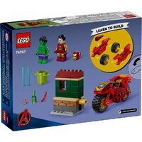 Конструктор LEGO Super Heroes Железный человек на мотоцикле и Халк 76287 - Превью изображения №2 — Интернет-магазин Time-Shop