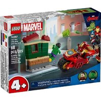 LEGO Super Heroes Железный человек на мотоцикле и Халк 76287