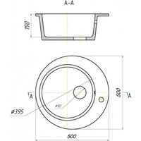 Кухонная мойка Saniteco Linea (серый) - Превью изображения №10 — Интернет-магазин Time-Shop