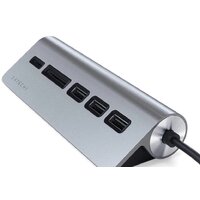 USB-хаб Satechi USB-C Combo Hub ST-TCHCRM (серый космос) - Превью изображения №2 — Интернет-магазин Time-Shop