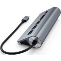 USB-хаб Satechi USB-C Combo Hub ST-TCHCRM (серый космос) - Превью изображения №3 — Интернет-магазин Time-Shop