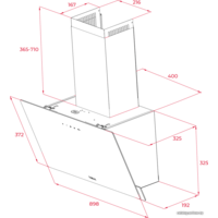 Кухонная вытяжка TEKA DVN 94030 TTC 112950009 (белый) - Превью изображения №6 — Интернет-магазин Time-Shop