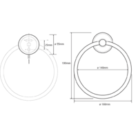 Держатель для полотенца Bemeta Trend-I 104104068B - Превью изображения №2 — Интернет-магазин Time-Shop
