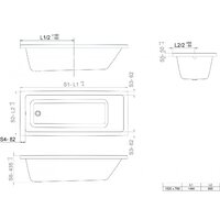 Ванна Triton Аура 150х70 (с каркасом) - Превью изображения №5 — Интернет-магазин Time-Shop