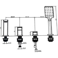 Смеситель Kern 5555 (черный) - Превью изображения №2 — Интернет-магазин Time-Shop