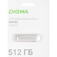 USB Flash Digma Drive 3 512GB DGFUM512A30SR - Превью изображения №6 — Интернет-магазин Time-Shop