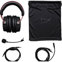 Наушники HyperX Cloud Alpha (черный/красный) - Превью изображения №6 — Интернет-магазин Time-Shop