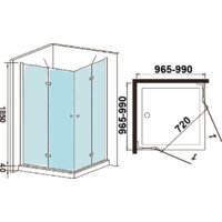 Душевой уголок WeltWasser WW200 200Q22-100 - Превью изображения №6 — Интернет-магазин Time-Shop